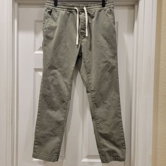Marine Layer Slim Fit joggers green sz Med